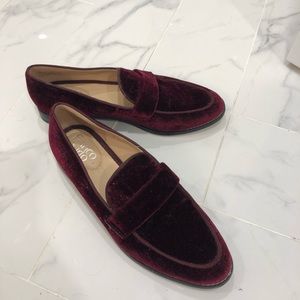 Franco Sarto Velvet Loafers